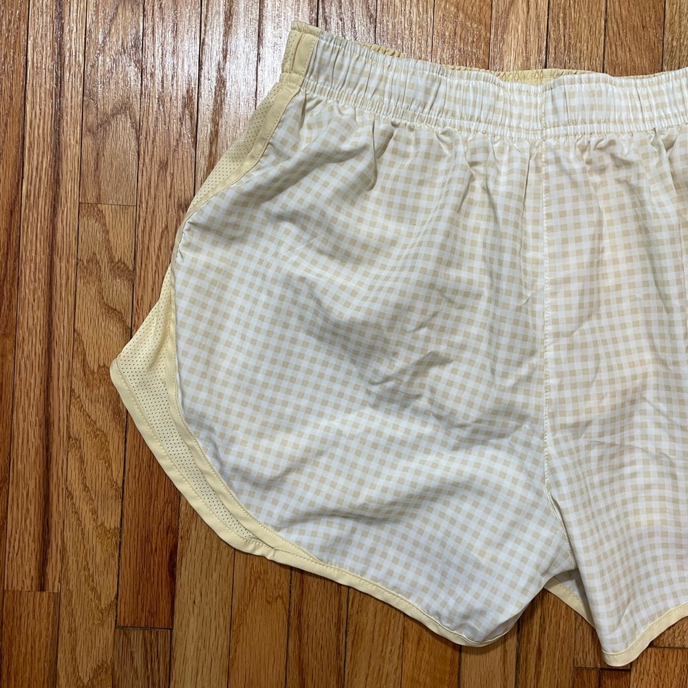 NIKE Yellow Gingham Shorts - Picture 9 of 12